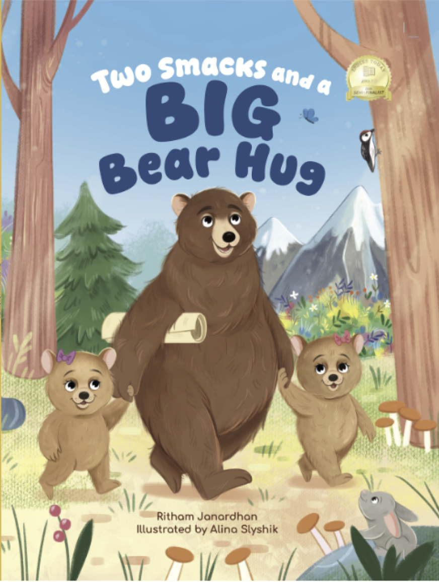 Cover of Two Smacks and a Big Bear Hug by Ritham Janardhan